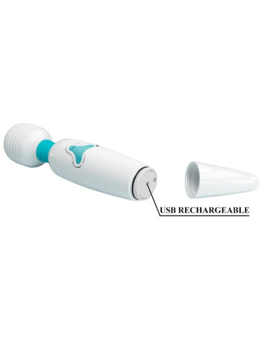 PRETTY LOVE CLOUD WAND VIBRATOR 7 VIBRATIONS WHITE