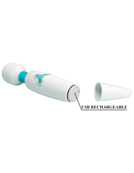 PRETTY LOVE CLOUD WAND VIBRATOR 7 VIBRATIONS WHITE