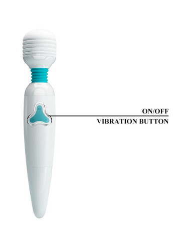 PRETTY LOVE CLOUD WAND VIBRATOR 7 VIBRATIONS WHITE