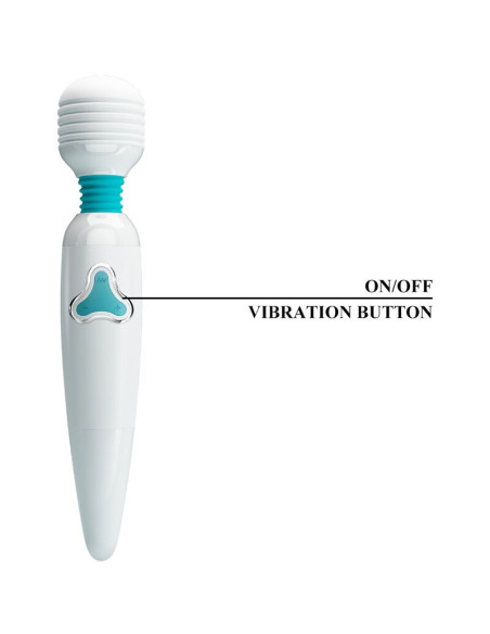 PRETTY LOVE CLOUD WAND VIBRATOR 7 VIBRATIONS WHITE