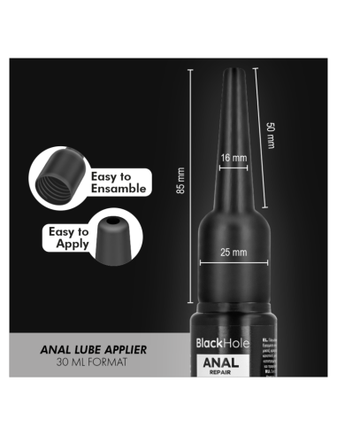 BLACK HOLE ANAL LUBE APPLIER S SIZE 30 ML