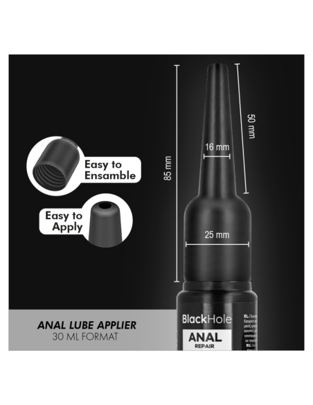 BLACK HOLE ANAL LUBE APPLIER S SIZE 30 ML