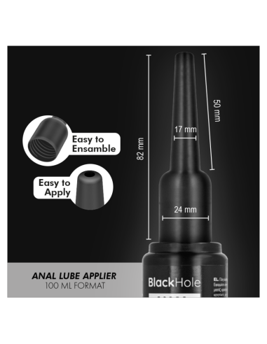 BLACK HOLE ANAL LUBE APPLIER L SIZE 100 ML