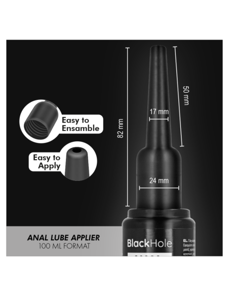 BLACK HOLE ANAL LUBE APPLIER L SIZE 100 ML