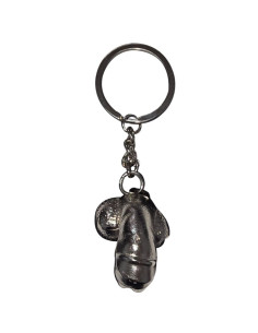 DIABLO PICANTE SILVER METAL KEYCHAIN SHRINKED PENIS