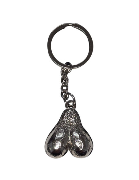 DIABLO PICANTE SILVER EGGS METAL KEYCHAIN