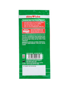 SKINS FRUITY WATER BASED LUBRICANT WATERMELON SINGLE DOSE 5 ML 2