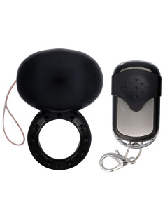 SPIRIT VIBRATING REMOTE CONTROL COCK RING BLACK