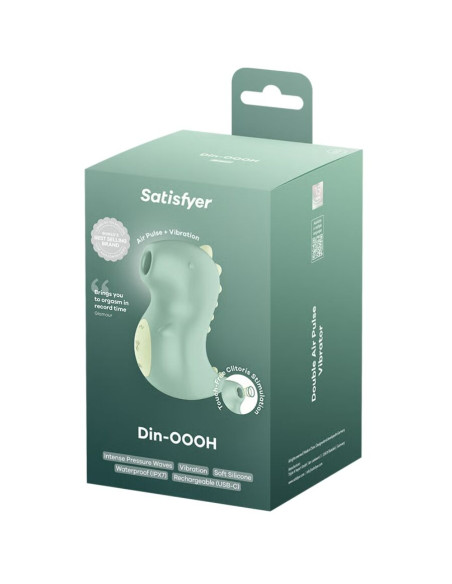 SATISFYER DIN OOOH VIBRATOR AIR PULSE STIMULATOR