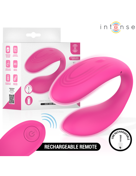 INTENSE NORA VIBRATING CLAMP STIMULATOR PINK