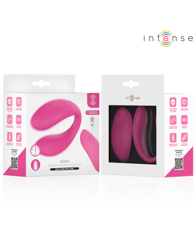 INTENSE NORA VIBRATING CLAMP STIMULATOR PINK