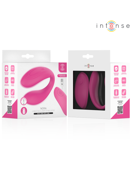 INTENSE NORA VIBRATING CLAMP STIMULATOR PINK