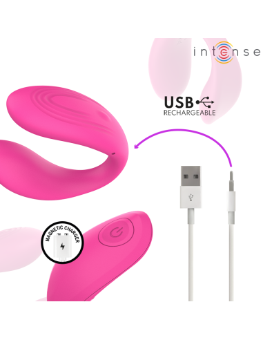 INTENSE NORA VIBRATING CLAMP STIMULATOR PINK