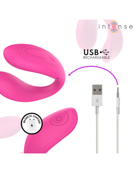 INTENSE NORA VIBRATING CLAMP STIMULATOR PINK