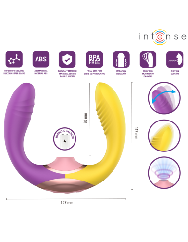INTENSE WILLOW 3 IN 1 SUCTION AND VIBRATION STIMULATOR