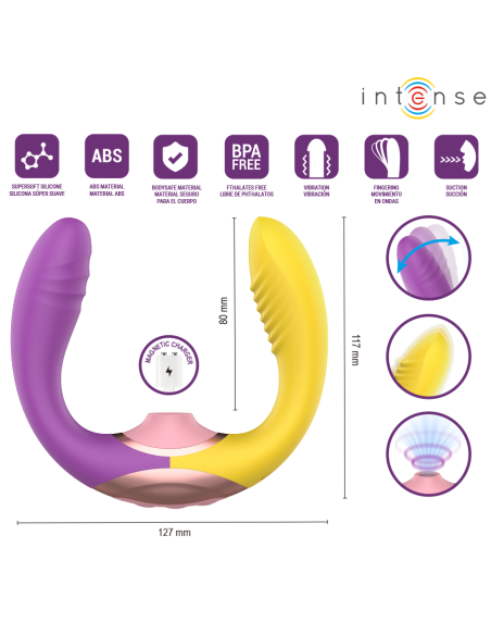 INTENSE WILLOW 3 IN 1 SUCTION AND VIBRATION STIMULATOR