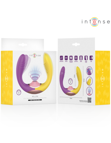 INTENSE WILLOW 3 IN 1 SUCTION AND VIBRATION STIMULATOR