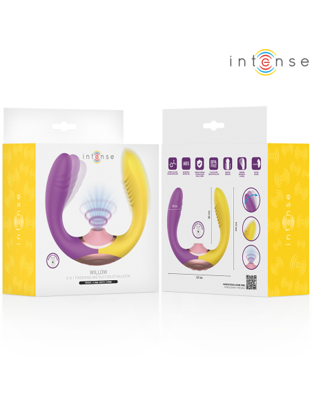 INTENSE WILLOW 3 IN 1 SUCTION AND VIBRATION STIMULATOR