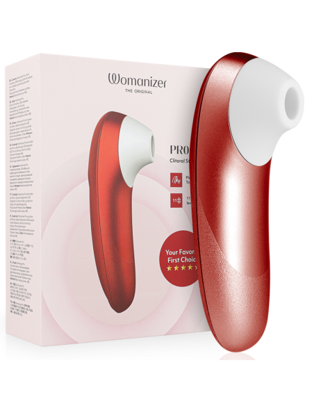 WOMANIZER PRO VIBRANT CLITORAL STIMULATOR BURGUNDY