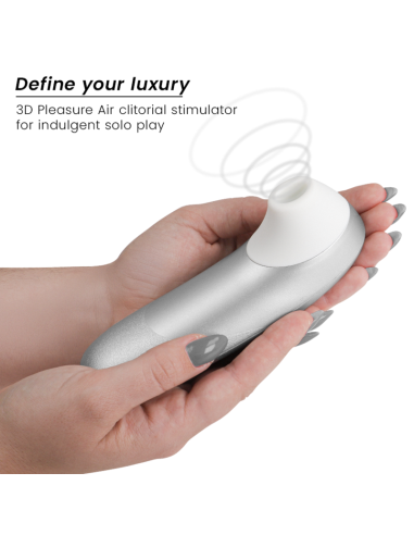 WOMANIZER PRO VIBRANT CLITORAL STIMULATOR SILVER GREY