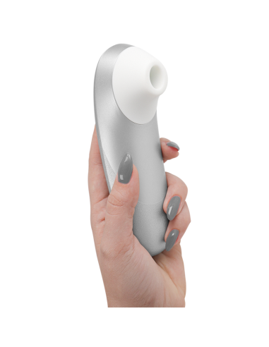 WOMANIZER PRO VIBRANT CLITORAL STIMULATOR SILVER GREY