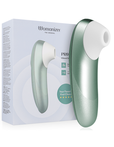 WOMANIZER PRO VIBRANT CLITORAL STIMULATOR SAGE GREEN