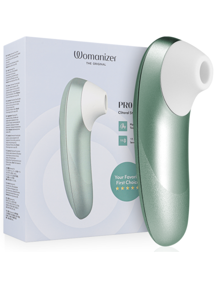 WOMANIZER PRO VIBRANT CLITORAL STIMULATOR SAGE GREEN