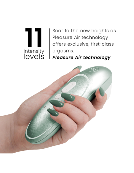WOMANIZER PRO VIBRANT CLITORAL STIMULATOR SAGE GREEN