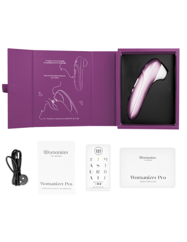 WOMANIZER PRO VIBRANT CLITORAL STIMULATOR LILAC