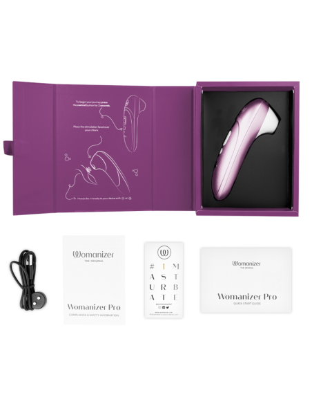 WOMANIZER PRO VIBRANT CLITORAL STIMULATOR LILAC