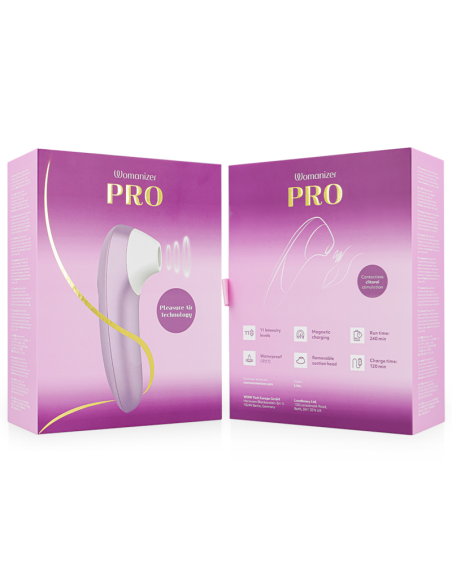 WOMANIZER PRO VIBRANT CLITORAL STIMULATOR LILAC