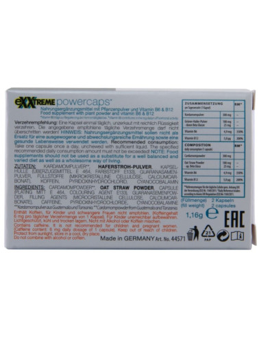 HOT EXXTREME POWER CAPS MAN 2 UNITS