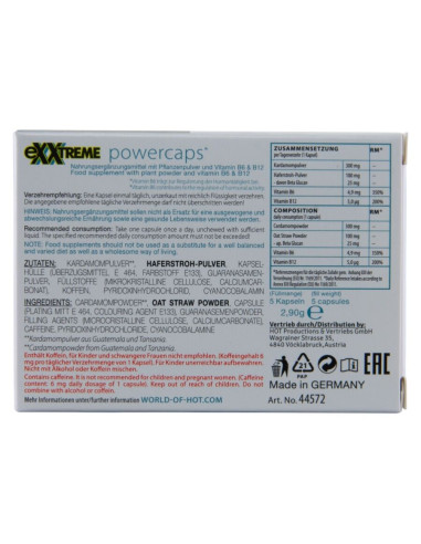 HOT EXXTREME POWER CAPS MAN 5 UNITS