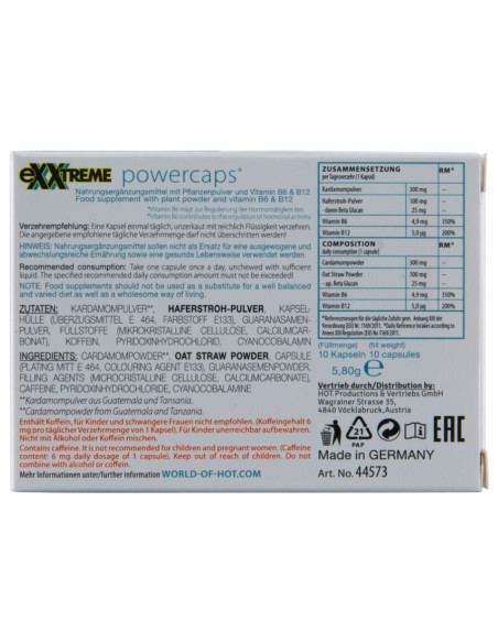 HOT EXXTREME POWER CAPS MAN 10 UNITS