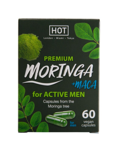 HOT MORINGA MEN CAPS MAN 60 UNITS