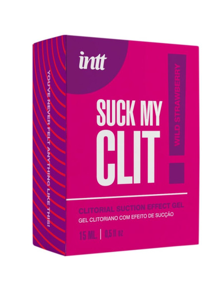 INTT SUCK MY CLIT SUCTION EFFECT GEL WILD STRAWBERRY 15 ML