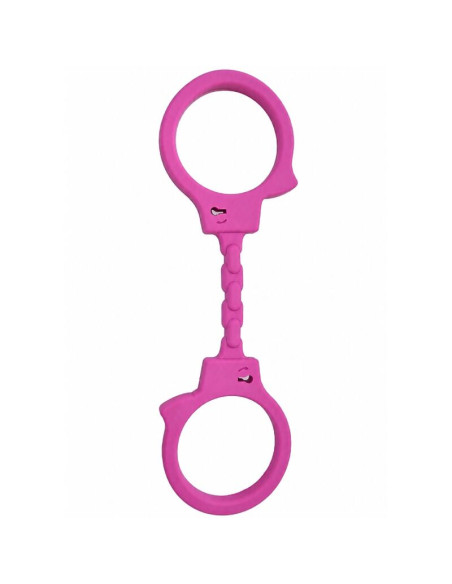 DIABLO PICANTE SILICONE HANDCUFFS FUCHSIA