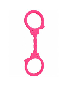DIABLO PICANTE SILICONE HANDCUFFS PINK