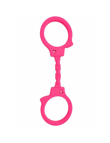 DIABLO PICANTE SILICONE HANDCUFFS PINK