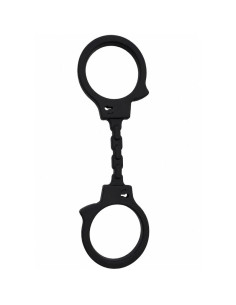 DIABLO PICANTE SILICONE HANDCUFFS BLACK