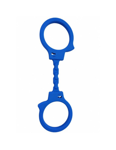 DIABLO PICANTE SILICONE HANDCUFFS BLUE
