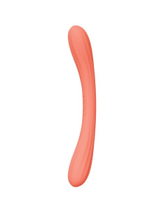LELO BOOMERANG DOUBLE ENDED VIBRATOR CORAL RED 2