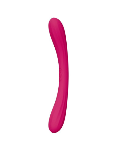 LELO BOOMERANG DOUBLE ENDED VIBRATOR CERISE