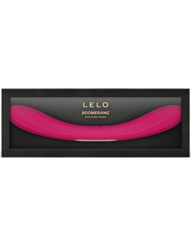 LELO BOOMERANG DOUBLE ENDED VIBRATOR CERISE