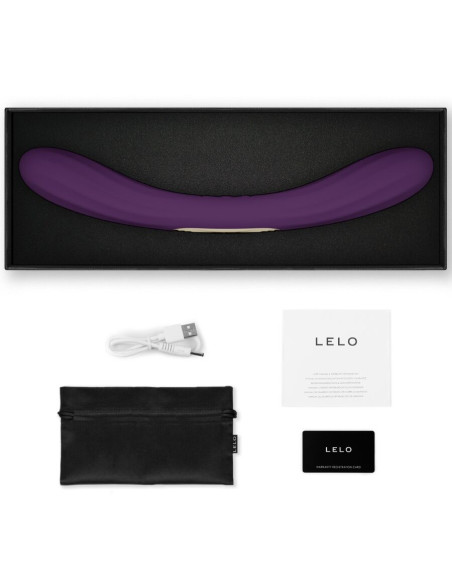 LELO BOOMERANG DOUBLE ENDED VIBRATOR PURPLE