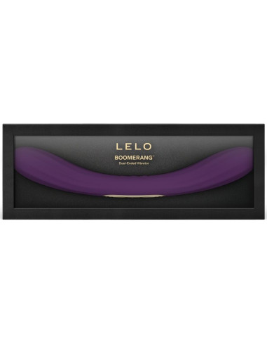 LELO BOOMERANG DOUBLE ENDED VIBRATOR PURPLE