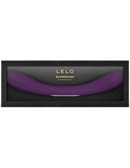 LELO BOOMERANG DOUBLE ENDED VIBRATOR PURPLE