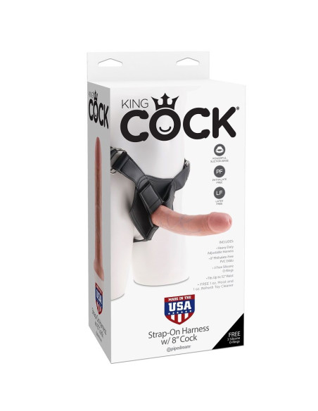 KING COCK HARNESS WITH REALISTIC PENIS 203 CM