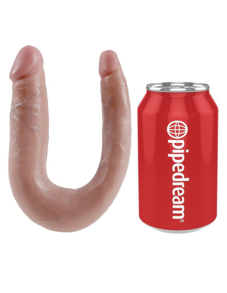 KING COCK U SHAPED SMALL DOUBLE TROUBLE FLESH 127 CM