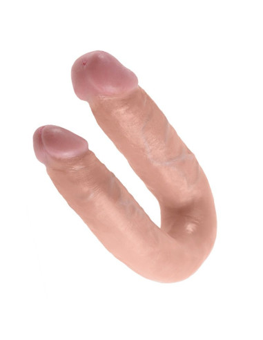KING COCK U SHAPED MEDIUM DOUBLE TROUBLE FLESH 139 CM